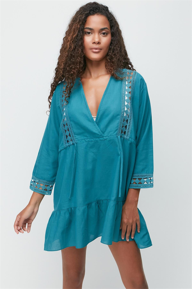 Pareo Beach Dress 22411 Oil Green